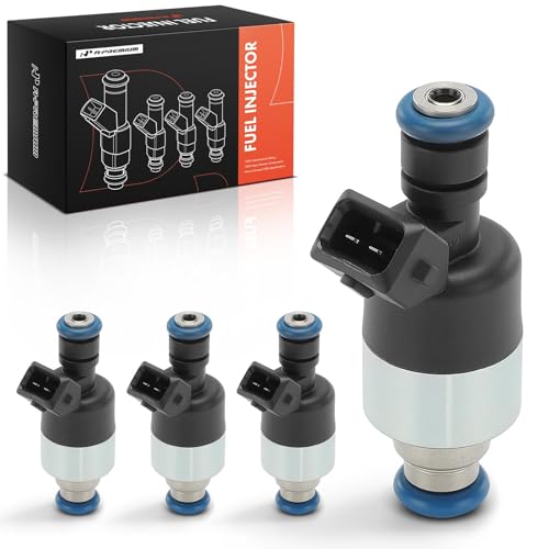 A-Premium Set of 4 Fuel Injectors Compatible with Chevrolet Cavalier 1998-1999, S10 1998-2000 & GMC Sonoma 1998-2000 & Isuzu Hombre 1998-2000 & Pontiac Sunfire & Saturn SC2, SL2, SW2, 1.9L 2.2L by A-Premium - Used condition - US$23.10