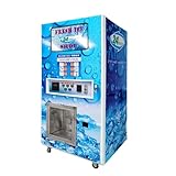 Automatic Ice Maker Vending Machine, Self Service Ice Dispenser with Large Capacity Storage & Cashless Payment, Outdoor Ice Kiosk for RV Park Convenience Store