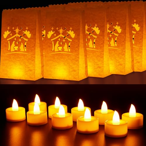 Sacs lumineux en papier ignifuge pour mariage et fêtes d'anniversaire