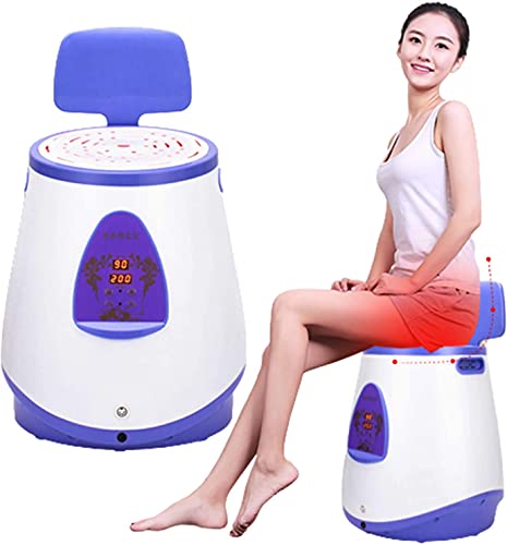 Asiento de vapor Yoni, Asiento de vapor vaginal portátil, Kit de spa vaginal, Instrumento de fumigación, Cuidado vaginal, Sin humo, con control remoto, Sesiones de vapor más largas y consistentes Cover