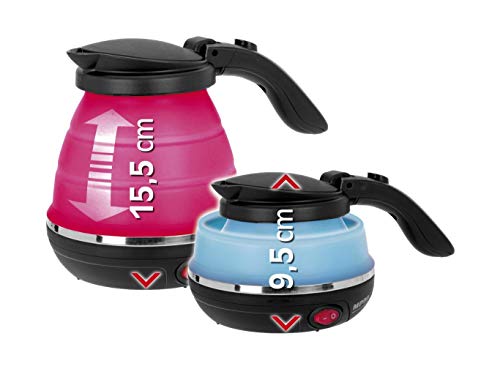 MPM MCZ-73/N Faltbarer Elektrischer Wasserkocher, 0,5 Liter, Silikon, BPA-frei, Verdecktes Heizelement, Automatischer… – Bild 3
