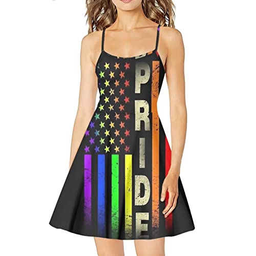 Image of Coloranimal Women's Summer Sleeveless Casual Swing Dresses with Loose Fit Beach Sundress