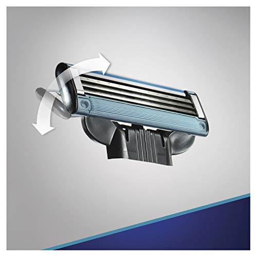 Gillette Mach3 Start Rasierklingen, 8 Ersatzklingen für Nassrasierer Herren mit 3-fach Klinge - Image 4