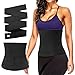 MoKo Ceinture Amincissante, 3m Ceinture Corset Femme Ajustable, Corset Serre Taille Minceur Soulager Un Lumbago, Ceinture de Sudation pour Fitness Sauna Minceur Fitness Jogging Yoga - Noir