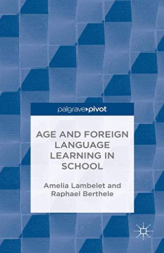 Age and Foreign Language Learning in School view 2