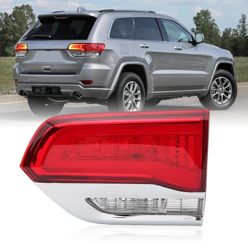 Clidr Inner Tail light for 2014-2021 Jeep Grand Cherokee Laredo/Limited/Overland/Summit CH2803105 68110046AB Passenger Side (Right)