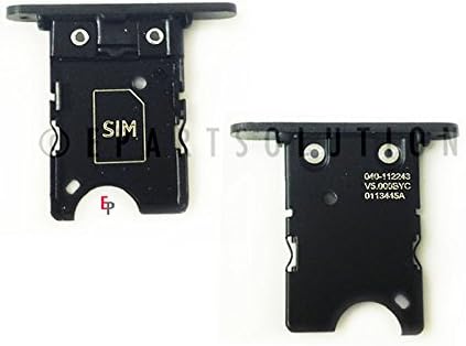 ePartSolution_ Nokia Lumia 1020 RM-877 Sim Tray SIM Card Tray Holder Slot Replacement Part USA (Black)