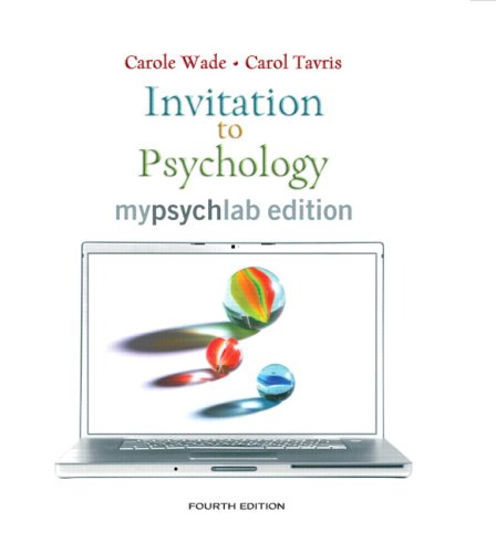 Amazon.com: Invitation to Psychology, MyLab Edition (with MyPsychLab ...