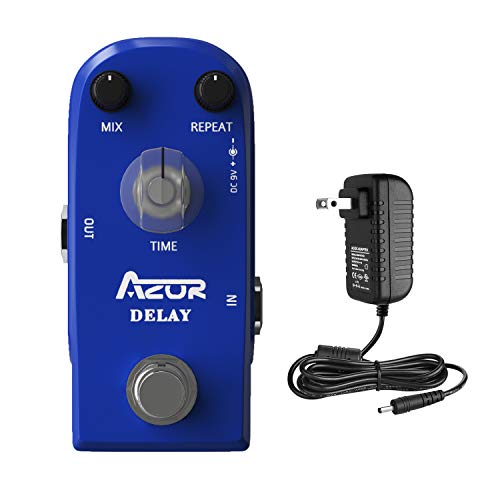 Azor Vintage Analog Delay Guitar Effect Pedal With Power Adapter True Bypass #TOP3