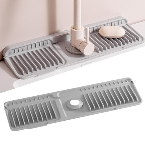 Faucet Mat for Kitchen Sink, 2025 New Silicone Sink Splash