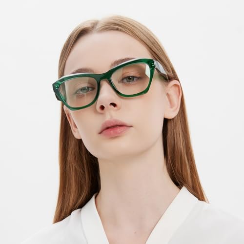 Image of kimorn Blue Light Blocking Glasses,Anti Eyestrain & UV Protection,Cat Eyes Frame Glasses for Women Men