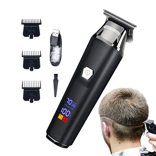 Juego De Cortapelos Máquina – Corte Pelo Con Pantalla, Digital, Maquinilla Afeitar, Inalámbrica Recargable para Afeitado Cabeza | Multipurpose Outdoor Indoor Utility portable premium