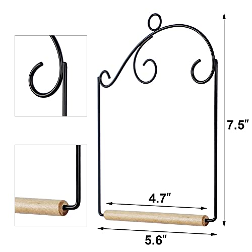 winemana Conjunto de 3 balanços de beija-flor, armação de metal resistente à ferrugem, cavilha de ma