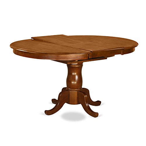 East West Furniture 7 Pc Dining Room Set-Oval Dining Table With Leaf And 6 Dining Chairs #TOP2