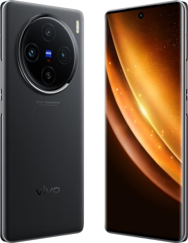Image of Vivo X100 5G (Asteroid Black, 12GB RAM, 256GB Storage) MediaTek Dimensity 9300 Processor | AMOLED Display | Dual Sim | 5000mAh Battery