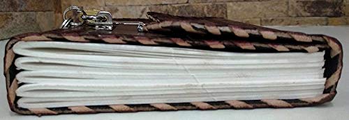 Image of Vintage Fashion Leather Diary For Men Genuine Antique Handmade Office Use Paper Notebook Journal With Craft Lock And Key Boy And Girl 7 X 5 Inch - 200