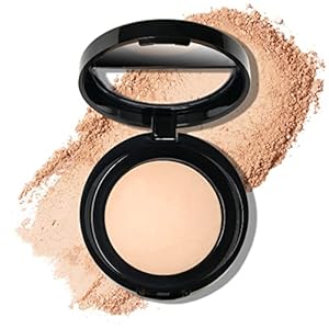 LAURA GELLER NEW YORK Baked Blurring + Setting Powder, Translucent Makeup Setting Powder For Soft-Focus Finish, Minimize Fine Lines and Pores, Porcelain/Fair