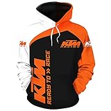 SPONYBORTY Hoodies,Jacken Für K.T_M 3D Voll Drucken Strickjacke Dünn Herren & Damen Beiläufig Polyester Sweatshirt Klassisch / A1 / L