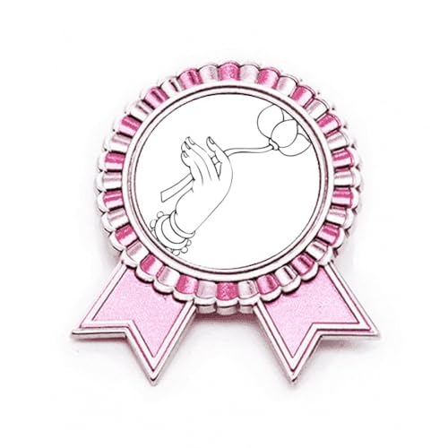 Broche rose motif lotus en métal M pour personnaliser un vêtement trop simple