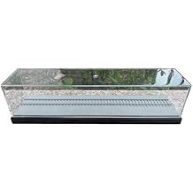 Yamix HO Scale Train Display Case Showcase Dustproof Display Box for 1/18 Scale Model Train