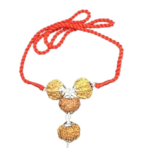 Combinaison Rudraksha marketing et commerce d'énergie fil rouge argent