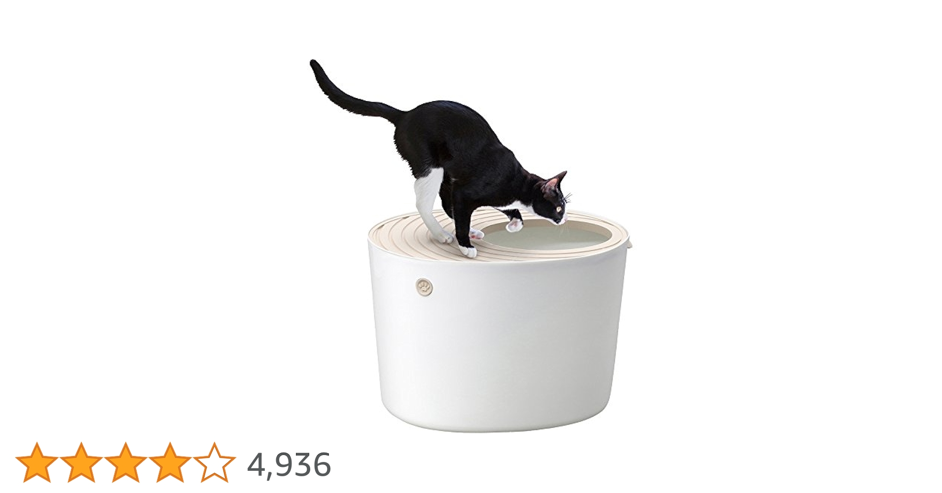 猫用トイレ 蓋付き ホワイト SunRuck ネコ用トイレ ニャンと安心！猫トイレ SR-TCT01-GY