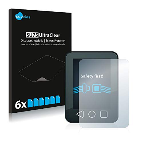 Savvies 6 Stück Schutzfolie für Neodrives neoMMI Z20c Bildschirmschutz-Folie Ultra-Transparent