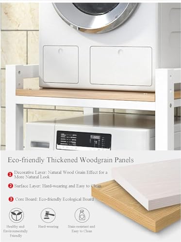 Kit d'empilage pour laveuse et sécheuse support réglable linge