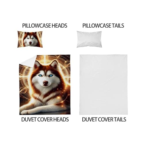 Parure de lit luxe Fantasmes Mystérieux ensemble deux pièces