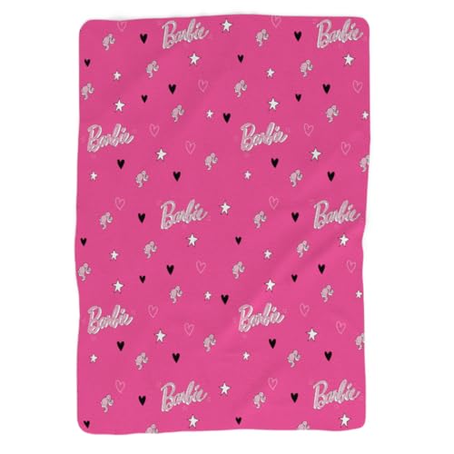 Couvre-lit Barbie plaid micro raschel couverture couverture de lit enfant - 2