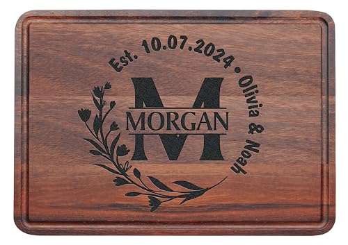 Tabla de cortar rectangular personalizada de bambú miniatura 1