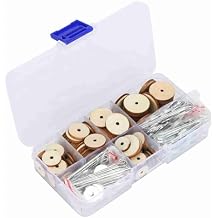 50 Set Doll Joints, Movable Engage Bolt Assorted Size Doll Cotter Pin DIY Making Parts Accessories for Teddy Bear Making Supplies