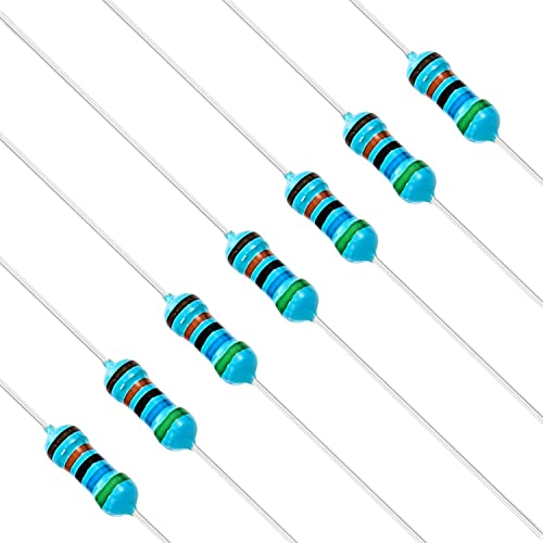 Image of Chanzon 100pcs 1/4W (0.25W) 560K Ω ohm Metal Film Fixed Resistor 0.01 ±1% Tolerance 560KR MF Through Hole Resistors Current Limiting Rohs Certificated
