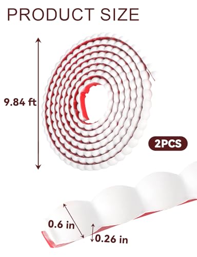 Décoration murale à décoller et à coller moulure flexible 6 mètres