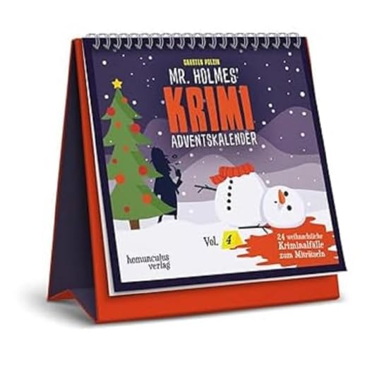 Mr Holmes Krimi adventskalender volym 4: 24 juliga brottsmålningar att gåta med