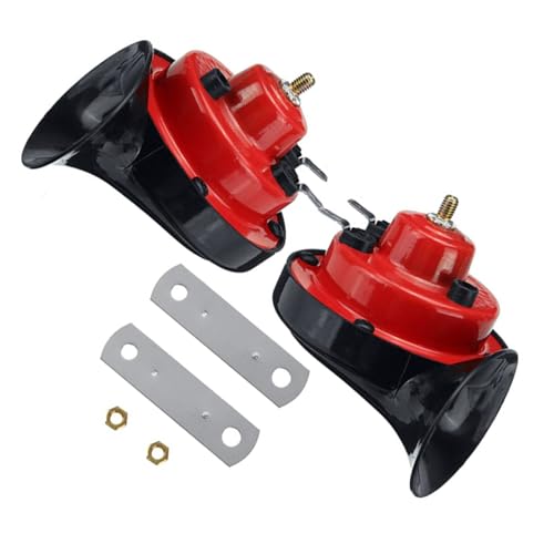 Bocinas de 110db impermeables tipo caracol con soportes de fijación para 12v