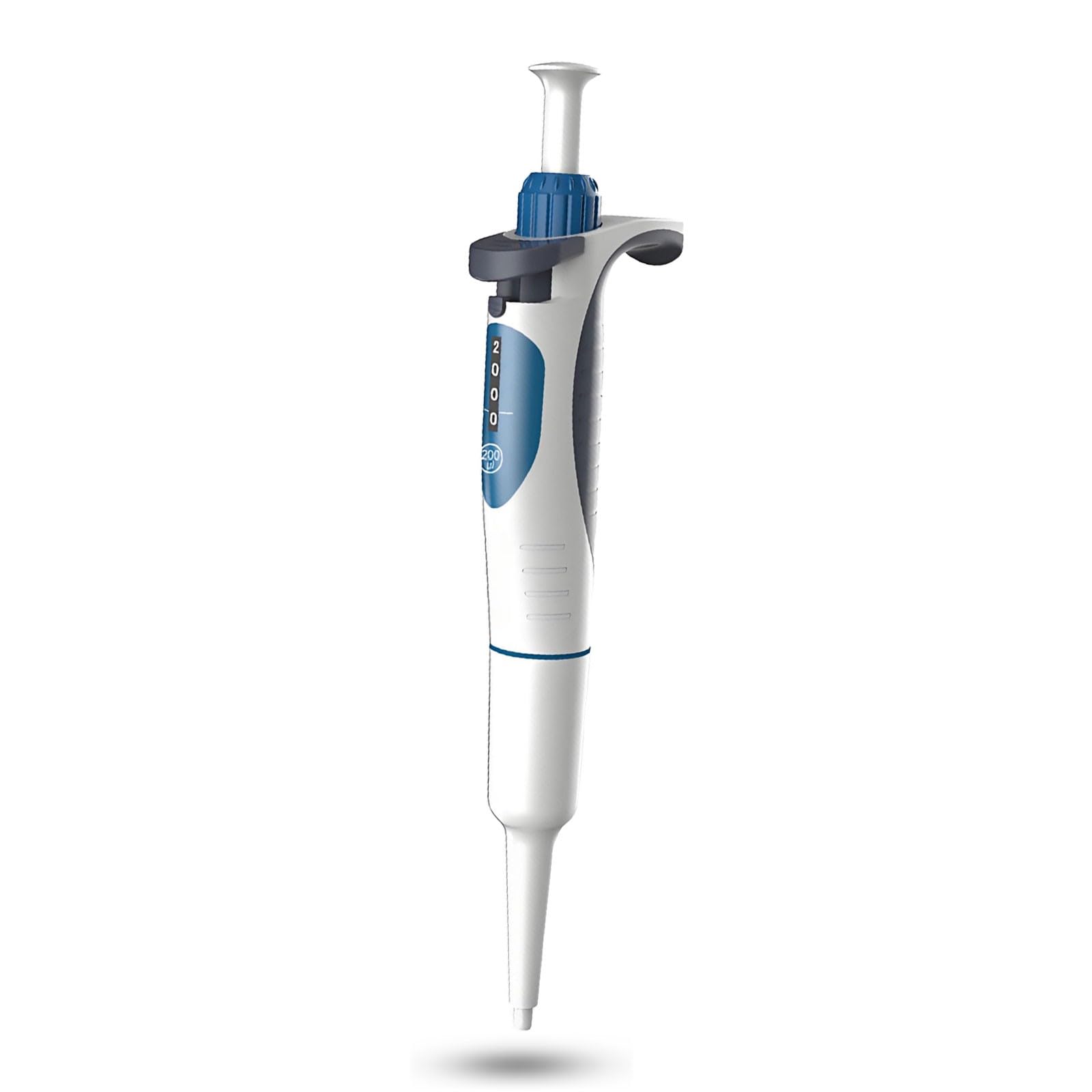 Hochpräzise Mikroipette, einstellbare Eink-Pipette mit Spitze präzise variable Volumen 2 ml bis 10 ml für wissenschaftliches Flüssigkeitslabor (2-20 ul)