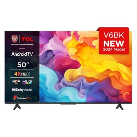 TCL 50V6BK 50-inch 4K HDR Smart TV Cover