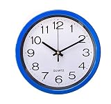 Reloj de pared Reloj de pared de 8 ', relojes decorativos de cuarzo silenciosos que no hacen tictac, relojes modernos pequeños y redondos de decoración for dormitorio y cocina (20*20cm) Sala de estar