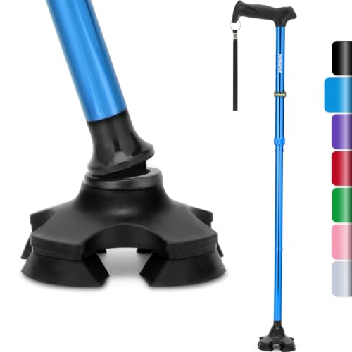REHAND Walking Cane for Men & Women - Foldable, Adjustable, Lightweight, Self Standing Pivot Walking...
