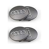 4 Stück 60mm Nabenkappen für Alufelgen Felgendeckel 68mm Nabendeckel Nabenabdeckungen Nabenkappe