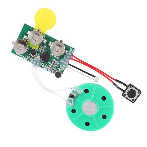 Cartão de Gravação, Cartão de Aniversário Gravável Módulo de Chip de Som de Voz Gravável de 60 Segun