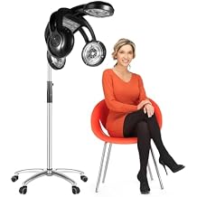 Multifunctional Salon Hair Dryer, Standing Color Processor Height Adjust Hair Color Processor 5 Modes Salon Hair Care/Perming Machine Steamer for Perming, Dyeing