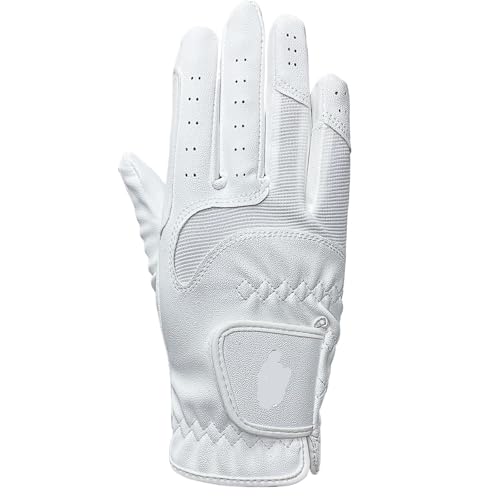 Gants d'équitation cheval et cyclisme blancs résistants taille S antidérapants