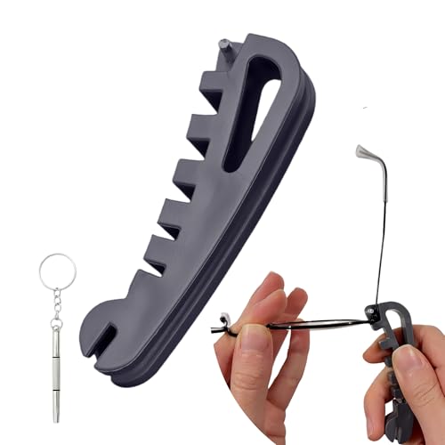 Eyeglass Repair Kit - All-in-One Eye Glass Adjustment Glasses Tightening Tools with Screwdriver Replaces Multiple Tools