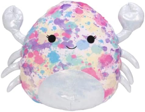 Squishmallows Official Kellytoy Mackenzie The Rainbow Crab 16"