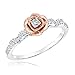 Produktbild Disney Enchanted Belle's Rose Diamond Ring 1/4ctw - Size 7