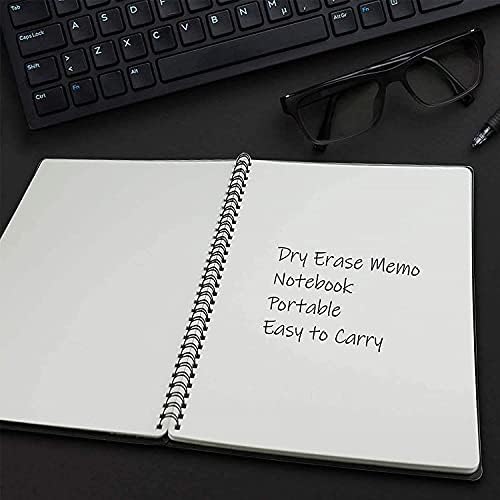 NEWYES Whiteboard Notebook, Dry-Erase Notebook, Dry-Erase Whiteboard, Size A6