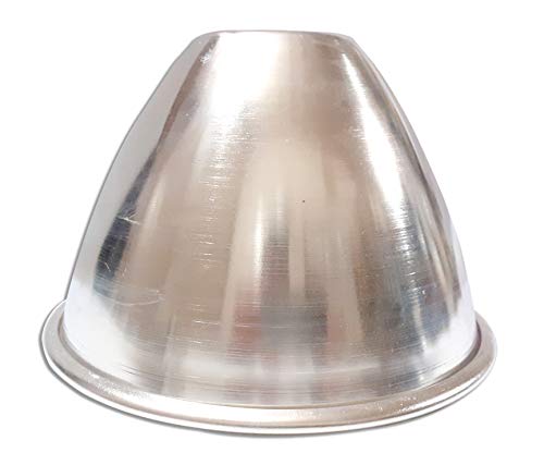 Prime Bakers and Moulders Aluminium Wedding Dress Shape for 1.5 Kilogram Doll Cake Mold for Oven, 20 cm