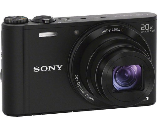 Image of Sony Cyber-Shot DSC-WX300 /TCE32 18.2MP Point-and-Shoot Digital Camera (Brown) with Camera Case